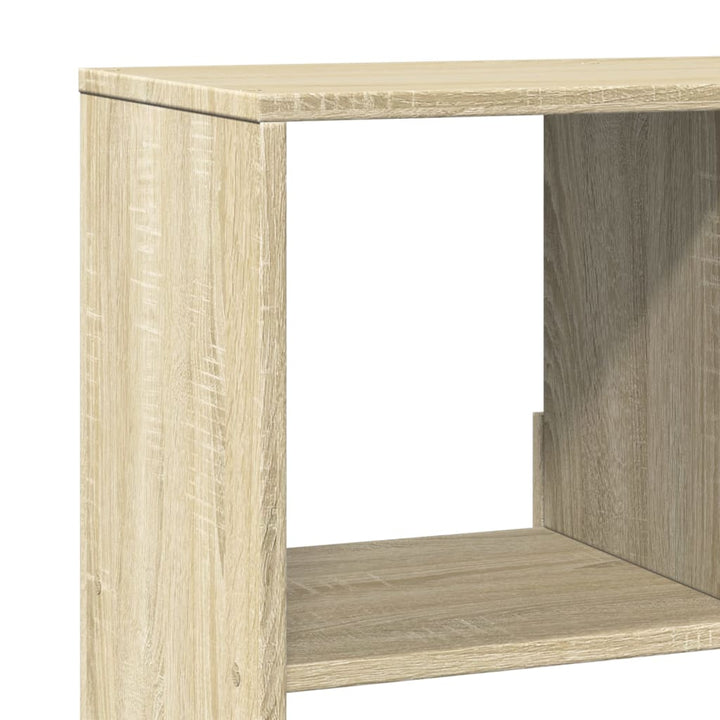 Bokhylla Sonoma-Ek 100X33X187,5 Cm Konstruerat Trä