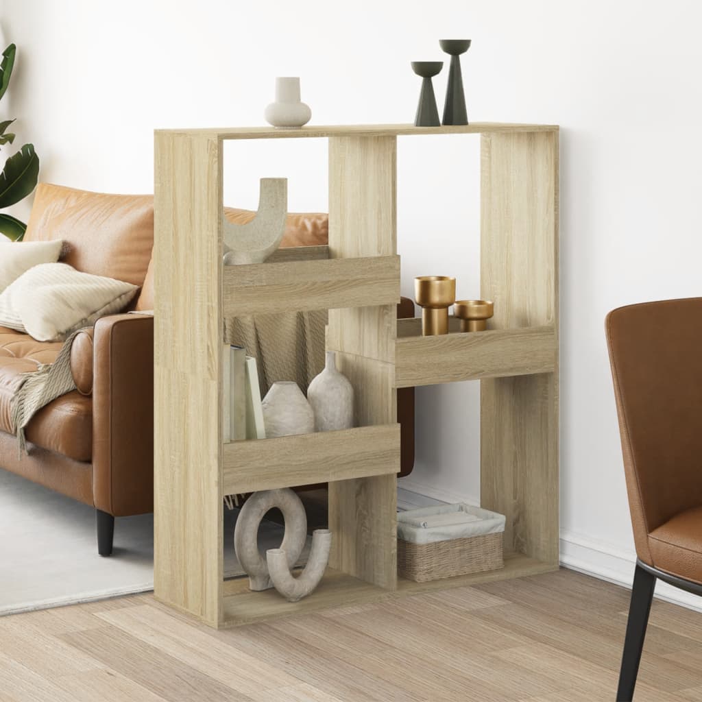 Rumsavdelare Sonoma-Ek 100X33X Konstruerat Trä