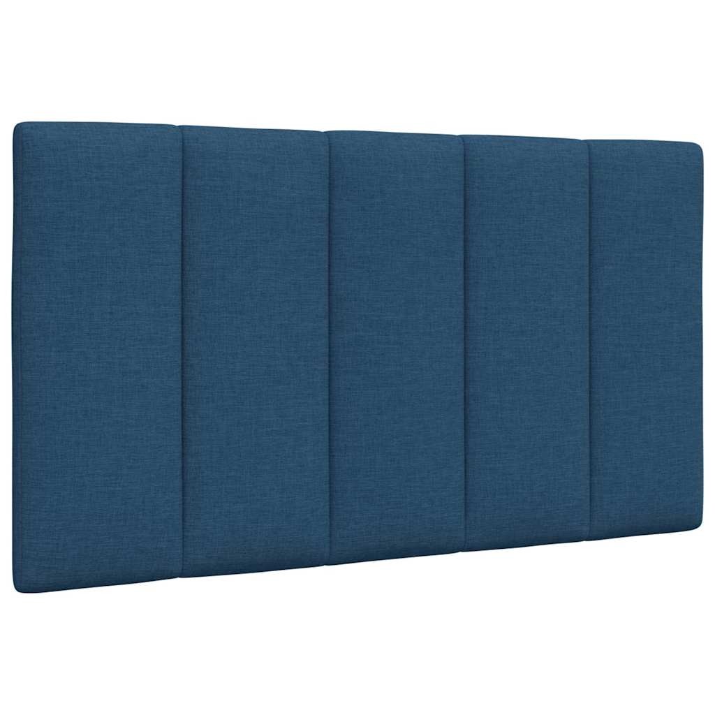 Headboard Cushion &amp;quot;Hanko&amp;quot; Blue Fabric