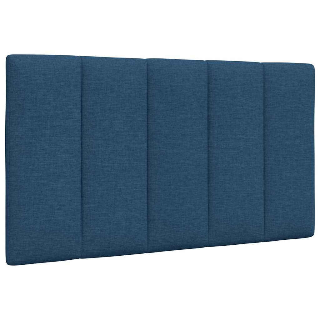 Headboard Cushion &amp;quot;Hanko&amp;quot; Blue Fabric