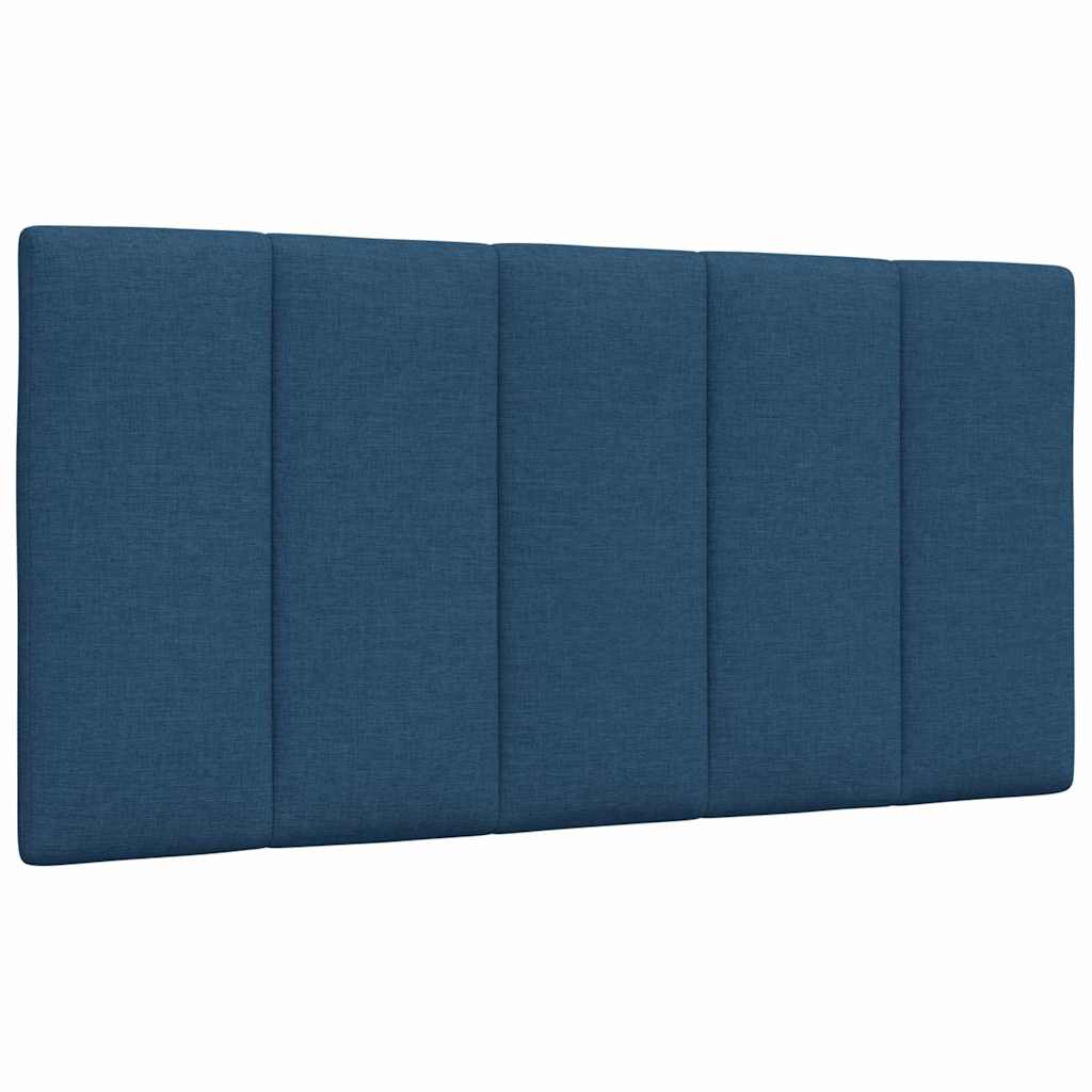 Headboard Cushion &amp;quot;Hanko&amp;quot; Blue Fabric
