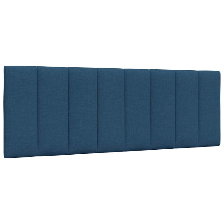 Headboard Cushion &amp;quot;Hanko&amp;quot; Blue Fabric