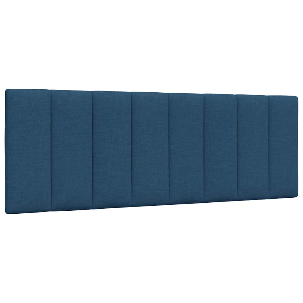 Headboard Cushion &amp;quot;Hanko&amp;quot; Blue Fabric