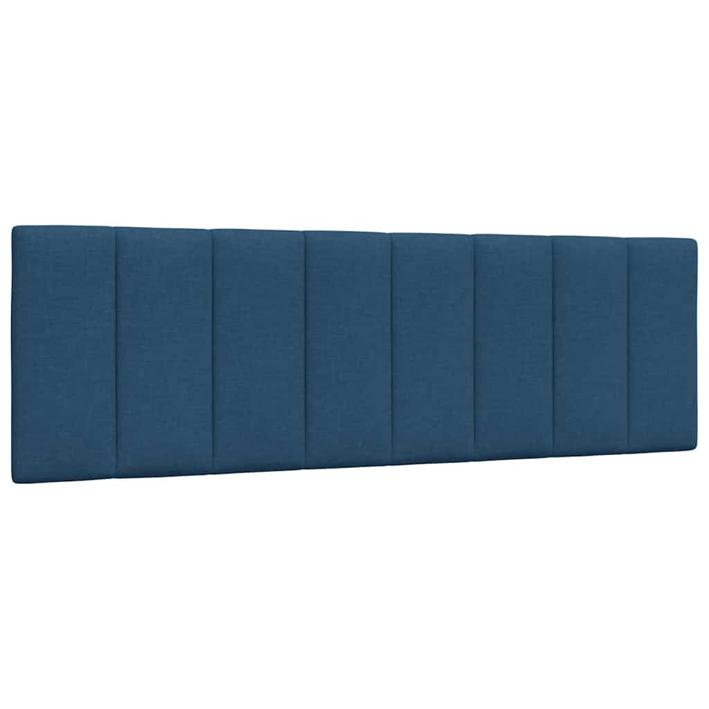 Headboard Cushion &amp;quot;Hanko&amp;quot; Blue Fabric