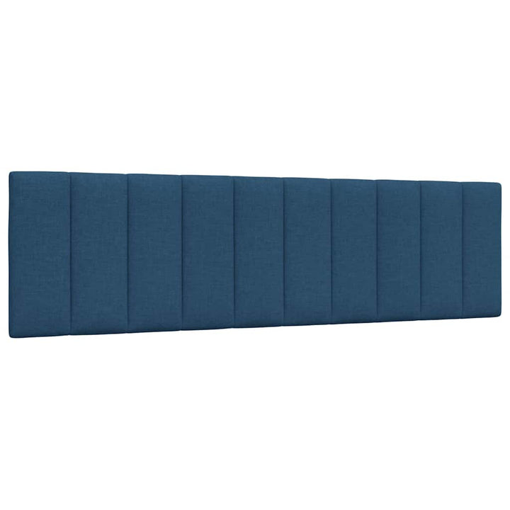 Headboard Cushion &amp;quot;Hanko&amp;quot; Blue Fabric