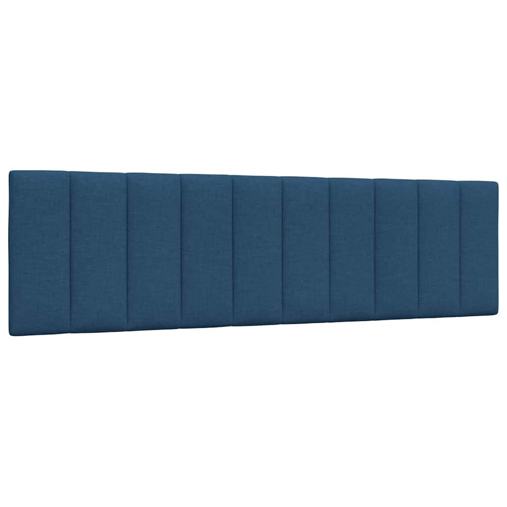 Headboard Cushion &amp;quot;Hanko&amp;quot; Blue Fabric