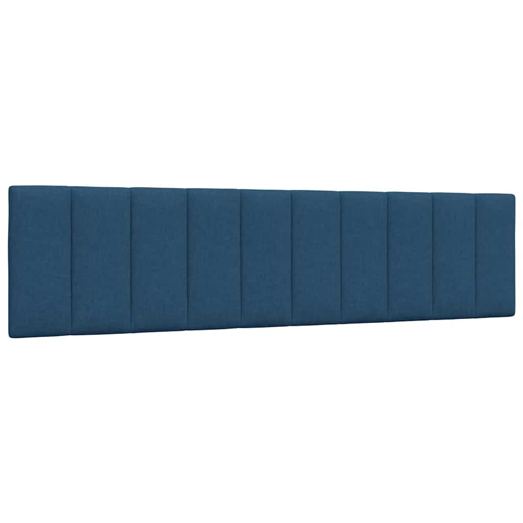 Headboard Cushion &amp;quot;Hanko&amp;quot; Blue Fabric