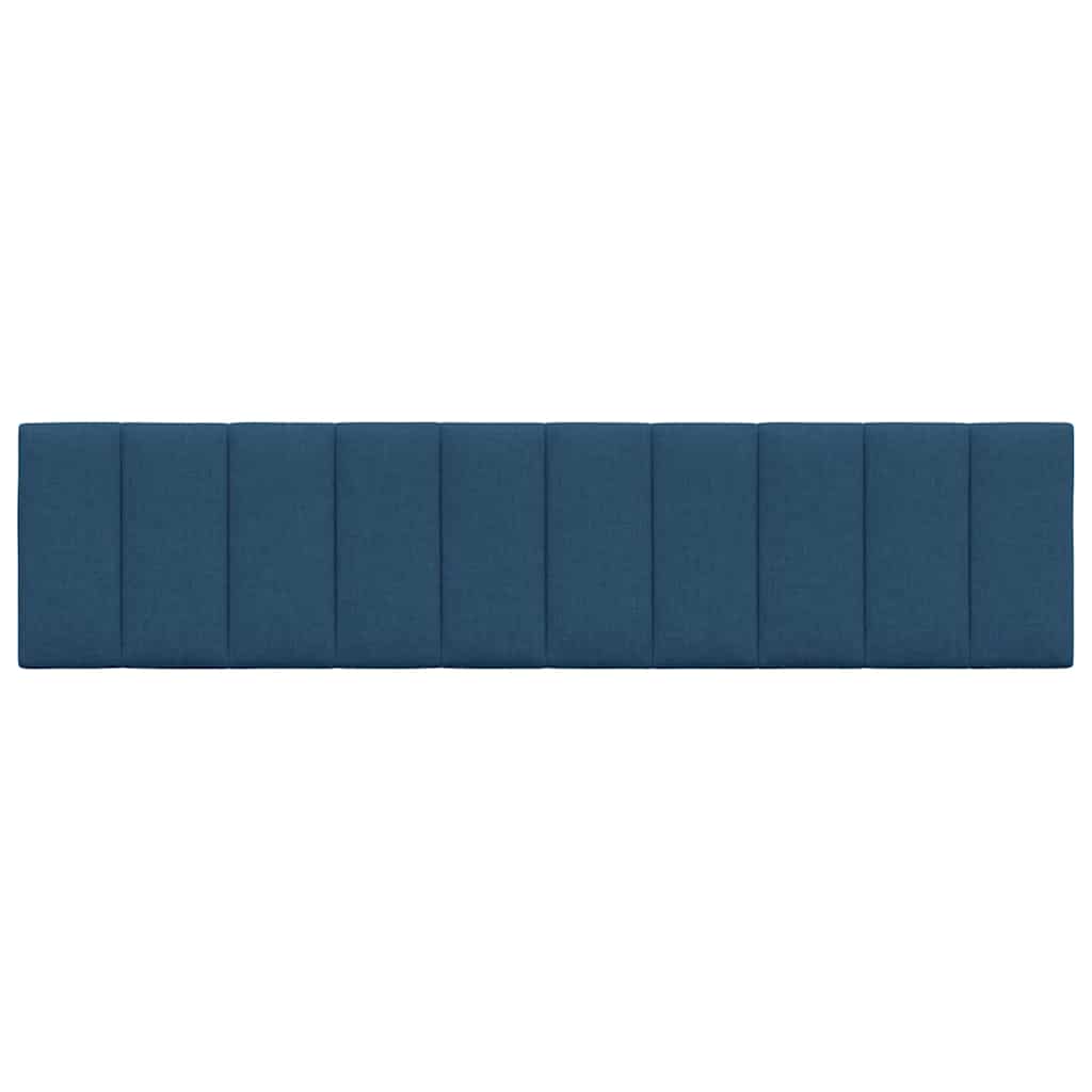 Headboard Cushion &amp;quot;Hanko&amp;quot; Blue Fabric