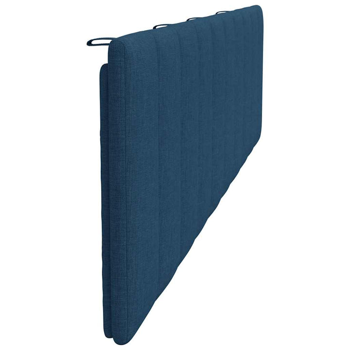 Headboard Cushion &amp;quot;Hanko&amp;quot; Blue Fabric
