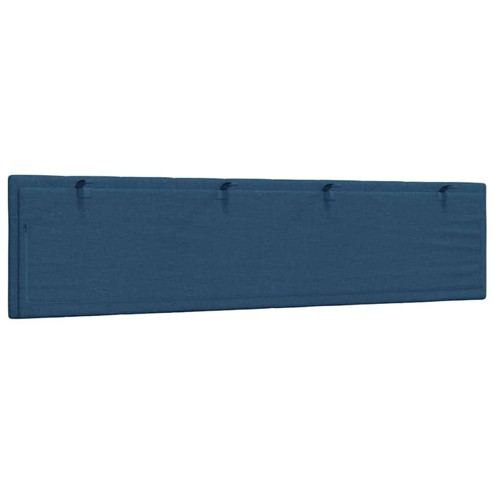 Headboard Cushion &amp;quot;Hanko&amp;quot; Blue Fabric