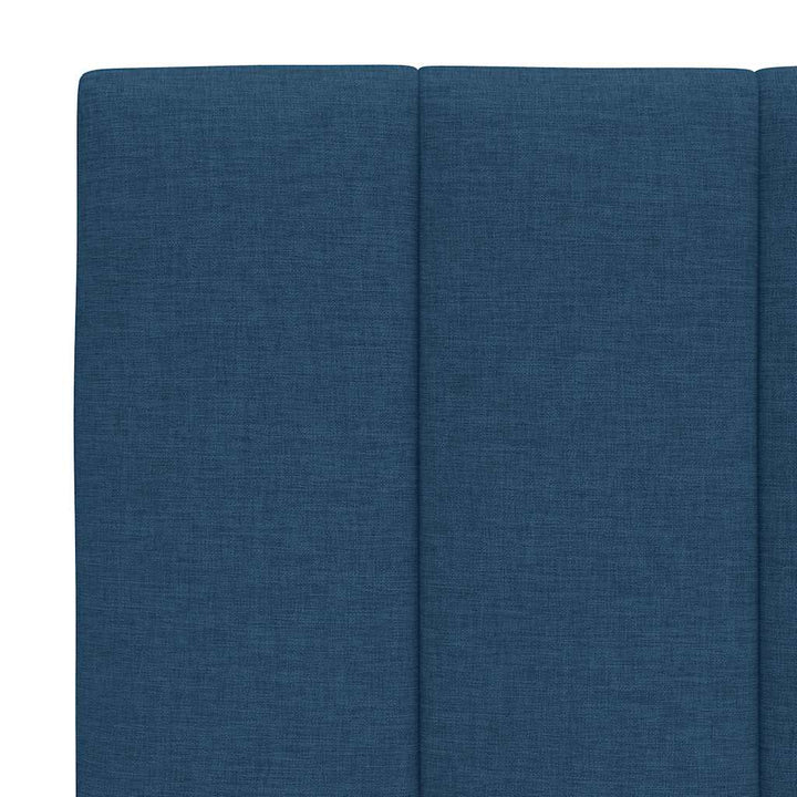Headboard Cushion &amp;quot;Hanko&amp;quot; Blue Fabric