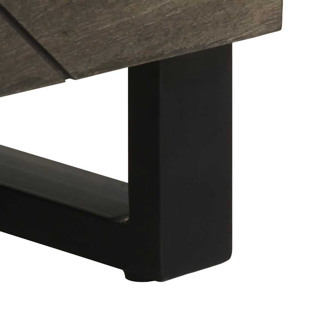 Skänkar 2 St Svart 60X33X75 Cm Massivt Mangoträ