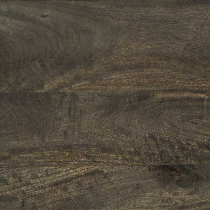 Sidobord 3 Delar Svart 60X33X75 Cm Massivt Mangoträ