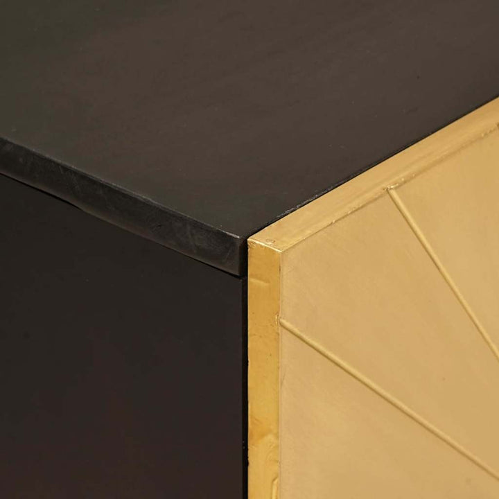 Skänksats 3 St 180 X 33 X 75 Cm Massivt Mangoträ