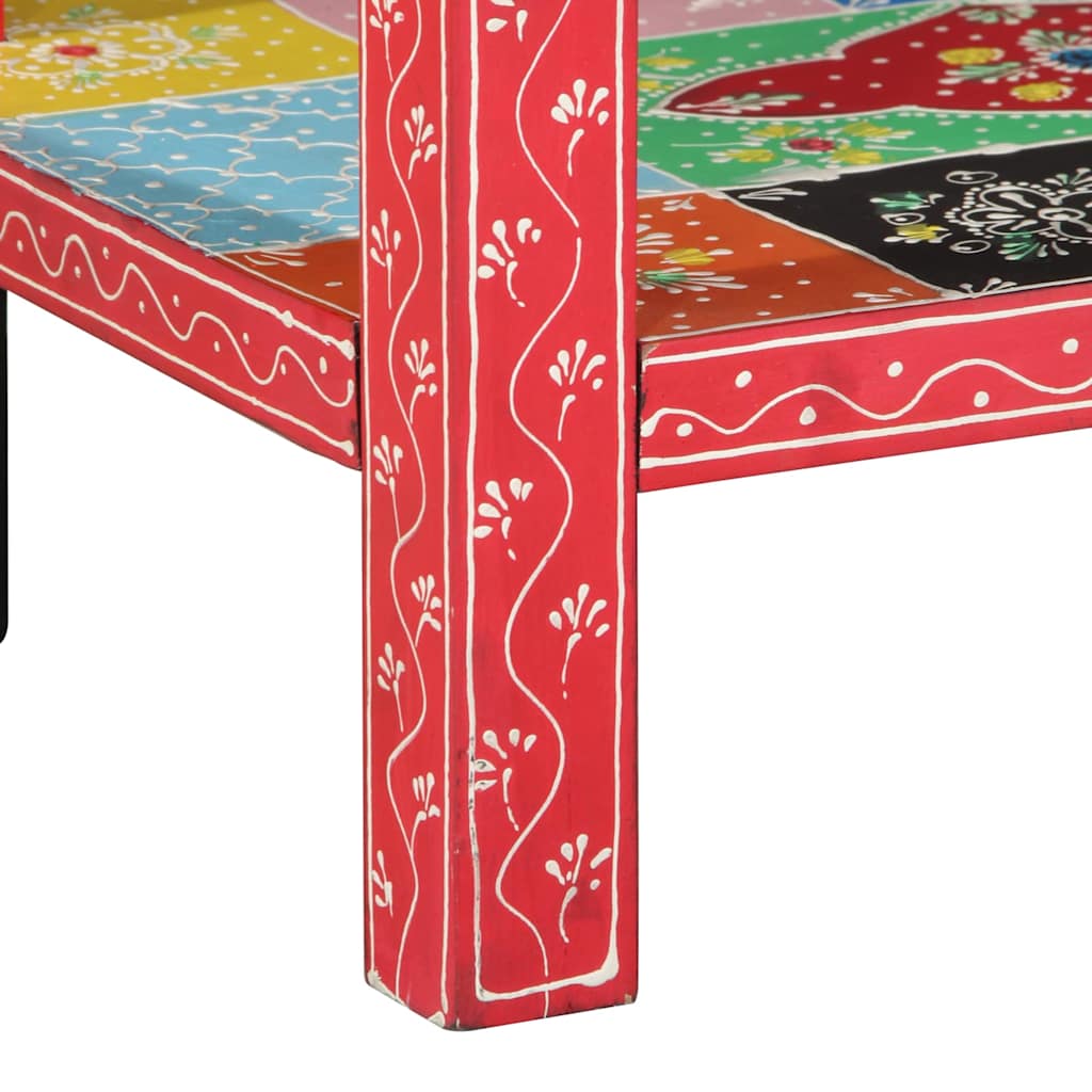 Konsolbord Med Låda Med Lagring Flerfärgsdesign 80 X 35 X 76 Cm