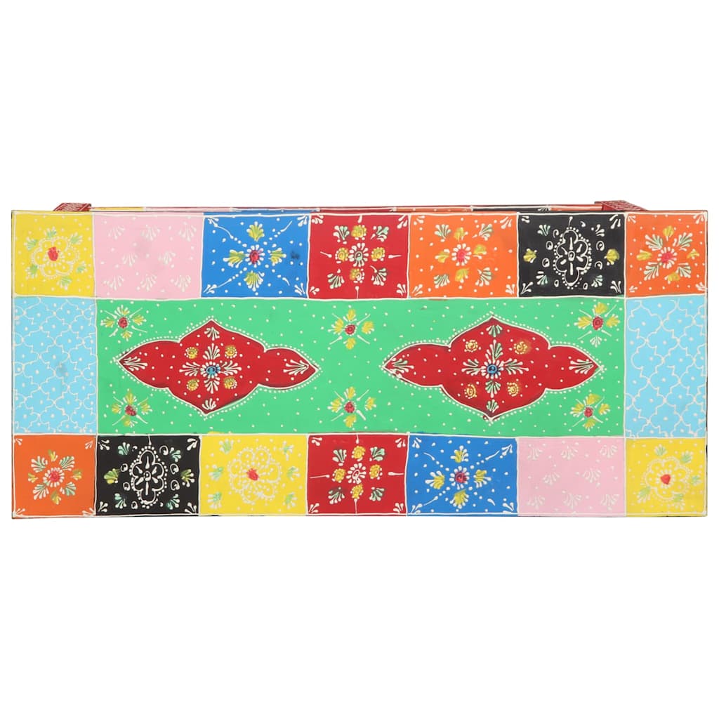 Konsolbord Med Låda Med Lagring Flerfärgsdesign 80 X 35 X 76 Cm