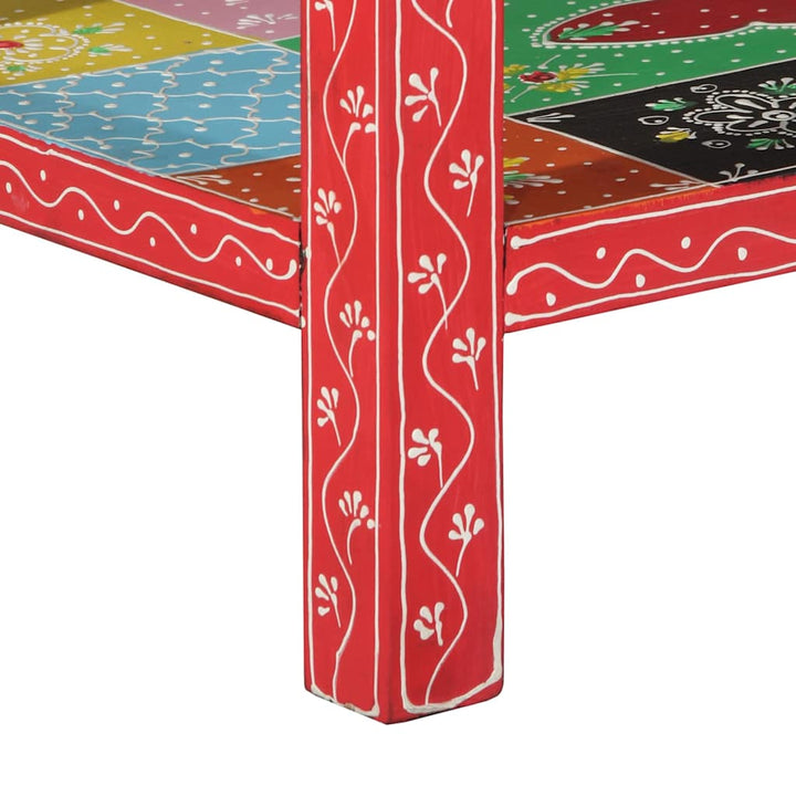 Konsolbord Med Låda Flerfärgsdesign 100 X 30 X 77 Cm