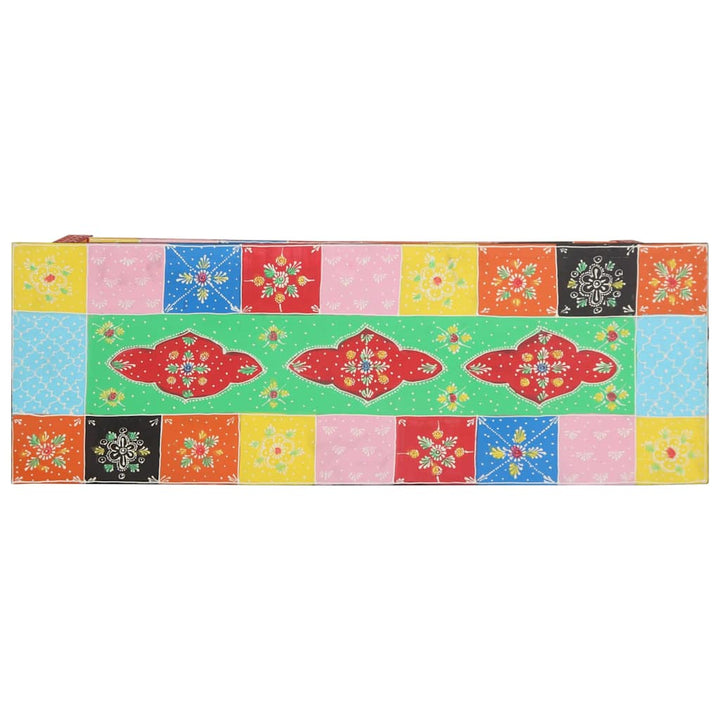 Konsolbord Med Låda Flerfärgsdesign 100 X 30 X 77 Cm