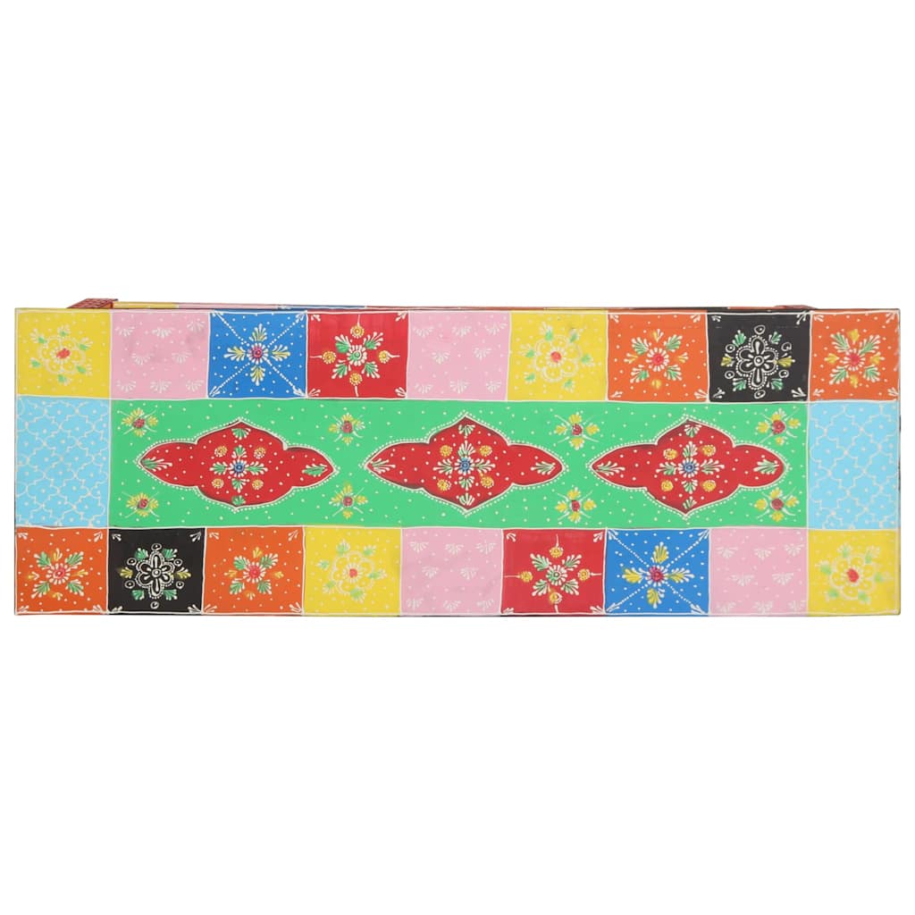 Konsolbord Med Låda Flerfärgsdesign 100 X 30 X 77 Cm