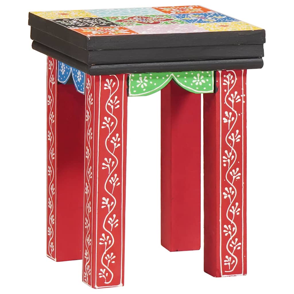Fyrkantigt Bord 3 Pcs Flerfärgsdesign