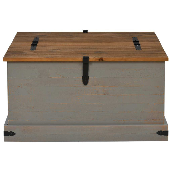 Förvaringskista Halden 91X91X47 Cm Massiv Trä Furu