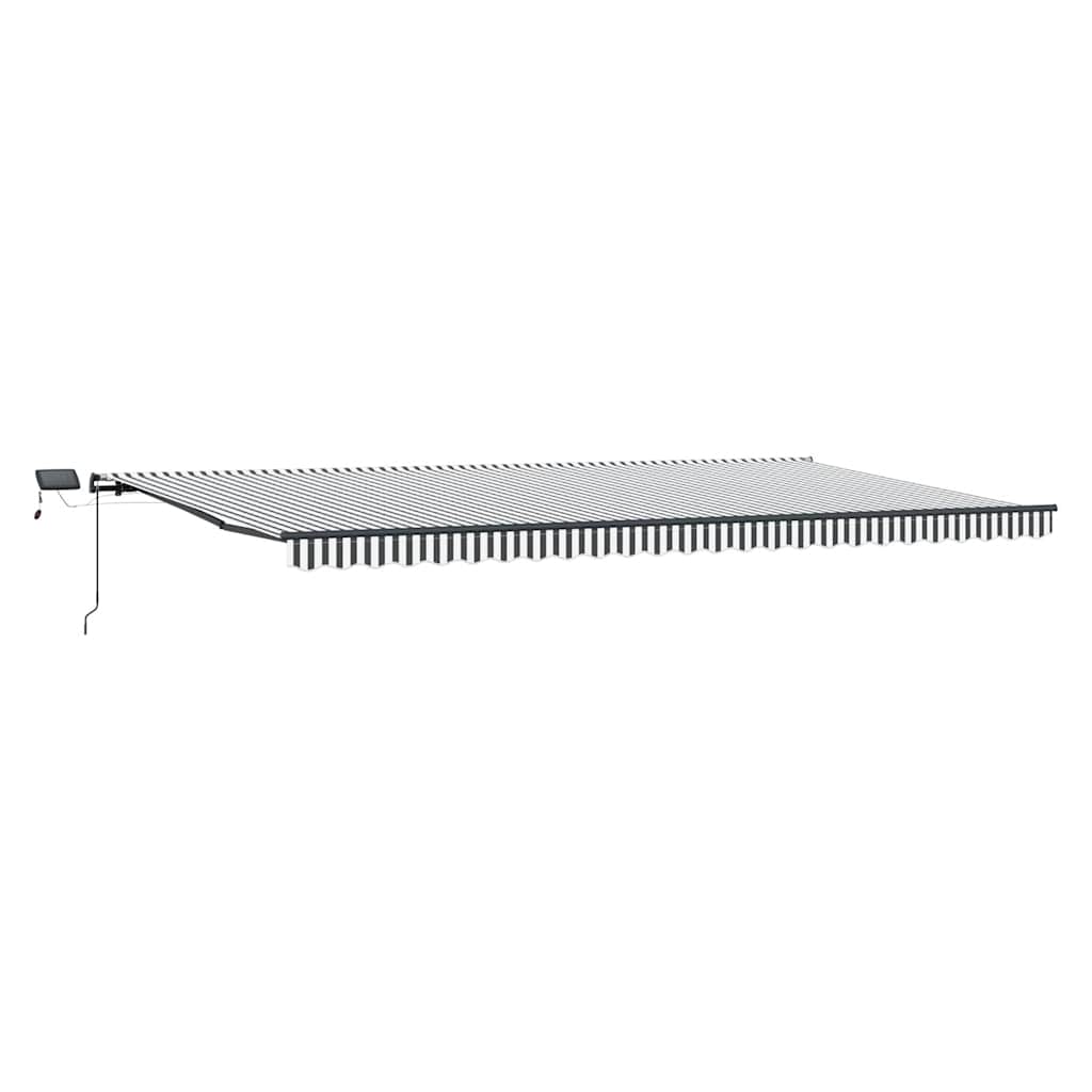 Markis Manuellt Infällbar Med Leds