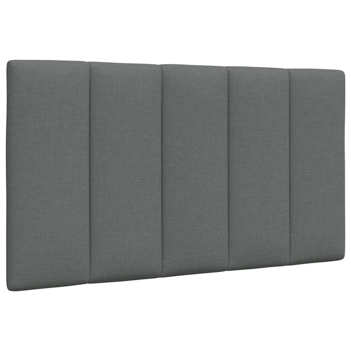Bed Frame Without Mattress &amp;quot;Hanko&amp;quot; Dark Grey Fabric
