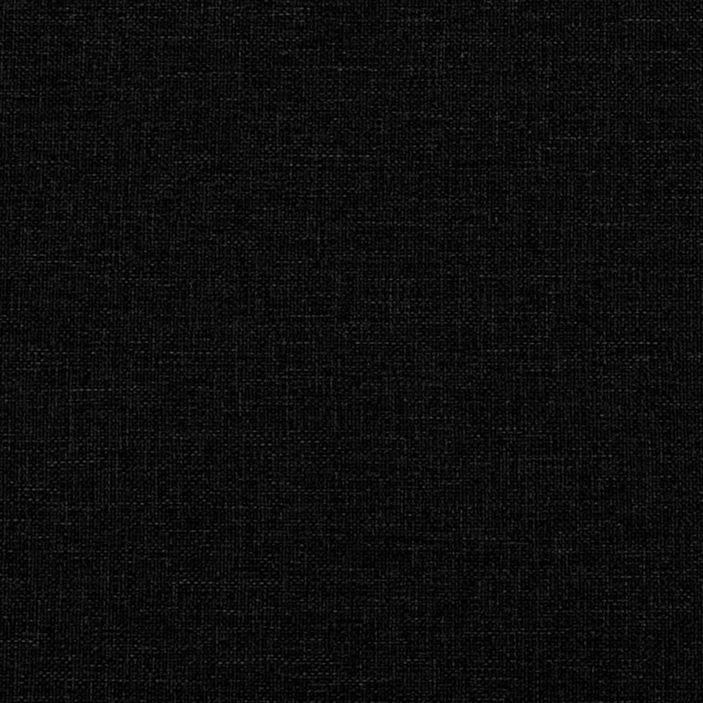 Bed Frame Without Mattress &amp;quot;Hanko&amp;quot; Black Fabric