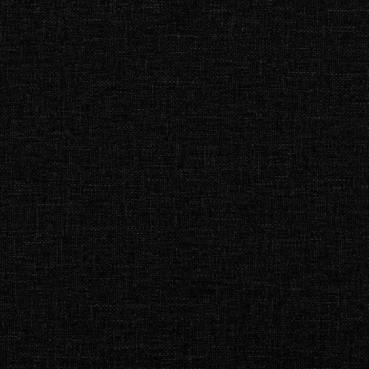 Bed Frame Without Mattress &amp;quot;Hanko&amp;quot; Black Fabric