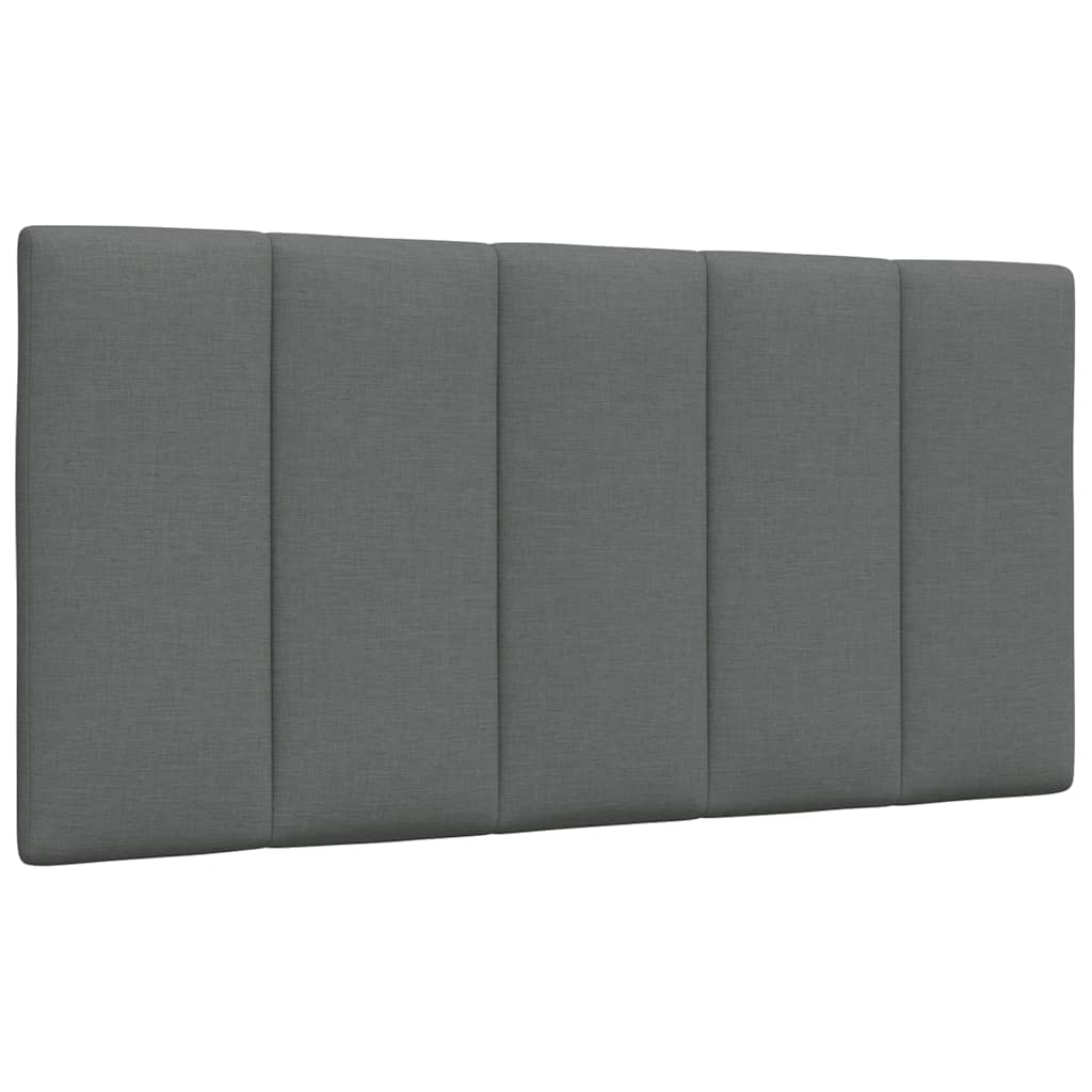 Bed Frame Without Mattress &amp;quot;Hanko&amp;quot; Dark Grey Fabric