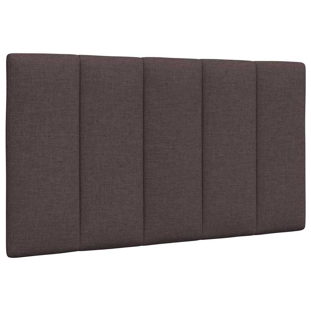 Bed Frame Without Mattress &amp;quot;Hanko&amp;quot; Dark Brown 90X200Cm Fabric