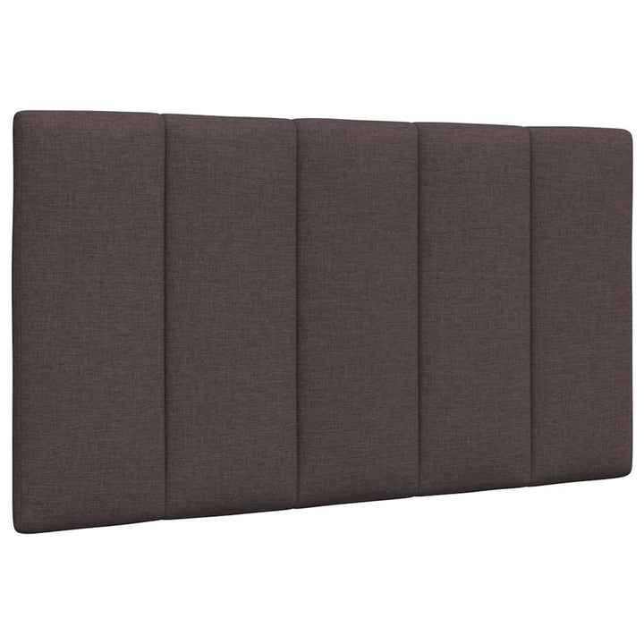 Bed Frame Without Mattress &amp;quot;Hanko&amp;quot; Dark Brown 90X200Cm Fabric