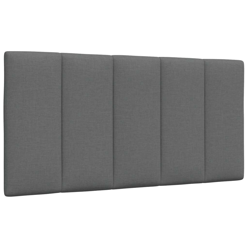 Bed Frame Without Mattress &amp;quot;Hanko&amp;quot; Dark Grey 100X200Cm Fabric
