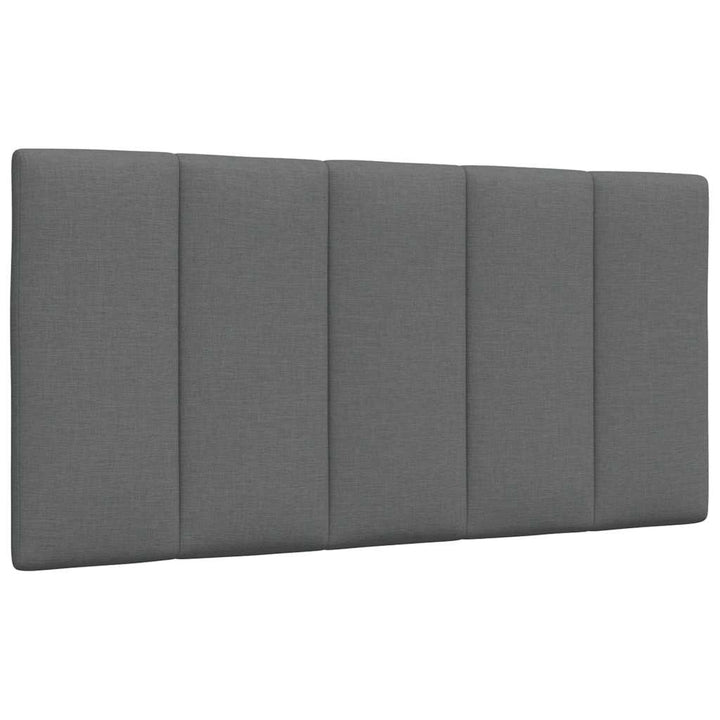 Bed Frame Without Mattress &amp;quot;Hanko&amp;quot; Dark Grey 100X200Cm Fabric