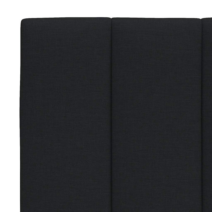 Bed Frame Without Mattress &amp;quot;Hanko&amp;quot; Black 100X200Cm Fabric