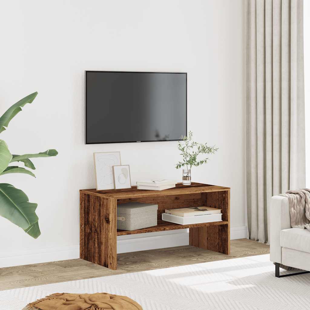Tv-Bänk 80X40X40 Cm Konstruerat Trä