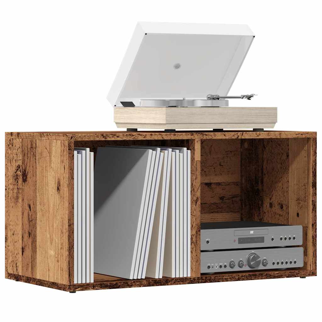Vinylhylla 71X34X36 Cm Konstruerat Trä