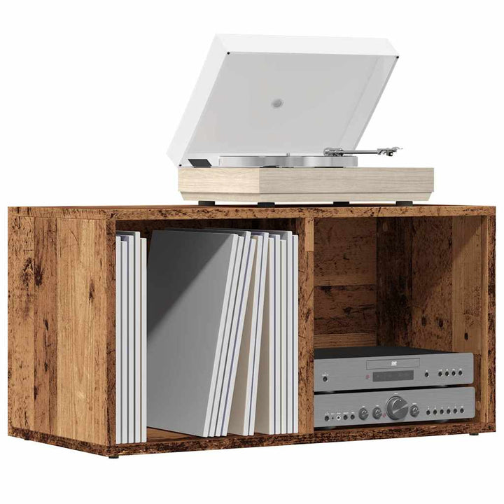 Vinylhylla 71X34X36 Cm Konstruerat Trä