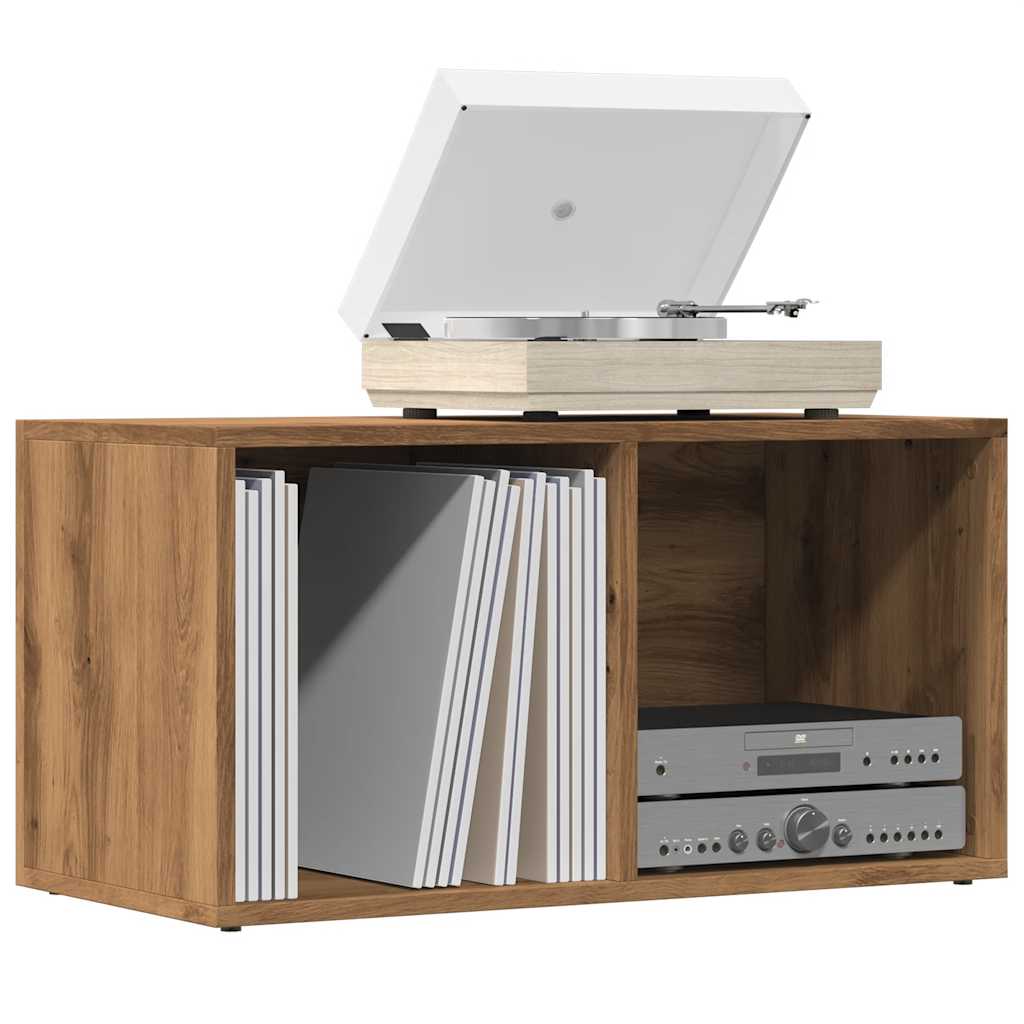 Vinylhylla 71X34X36 Cm Konstruerat Trä
