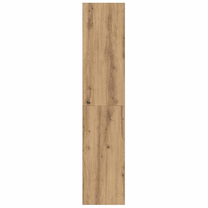 Bokhylla/Tv-Bänk Hantverksmässig Ek 36X30X143Cm Konstruerat Trä