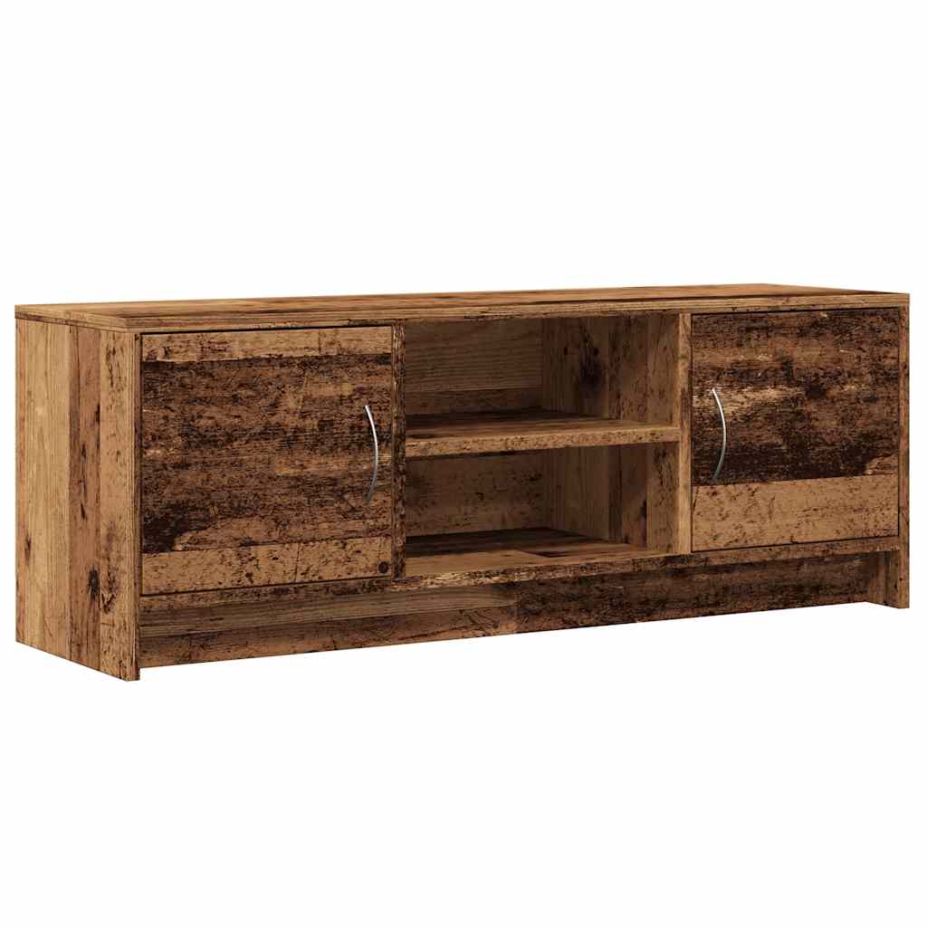 Tv-Bänk Åldrat Trä 102X30X37,5 Cm Konstruerat Trä