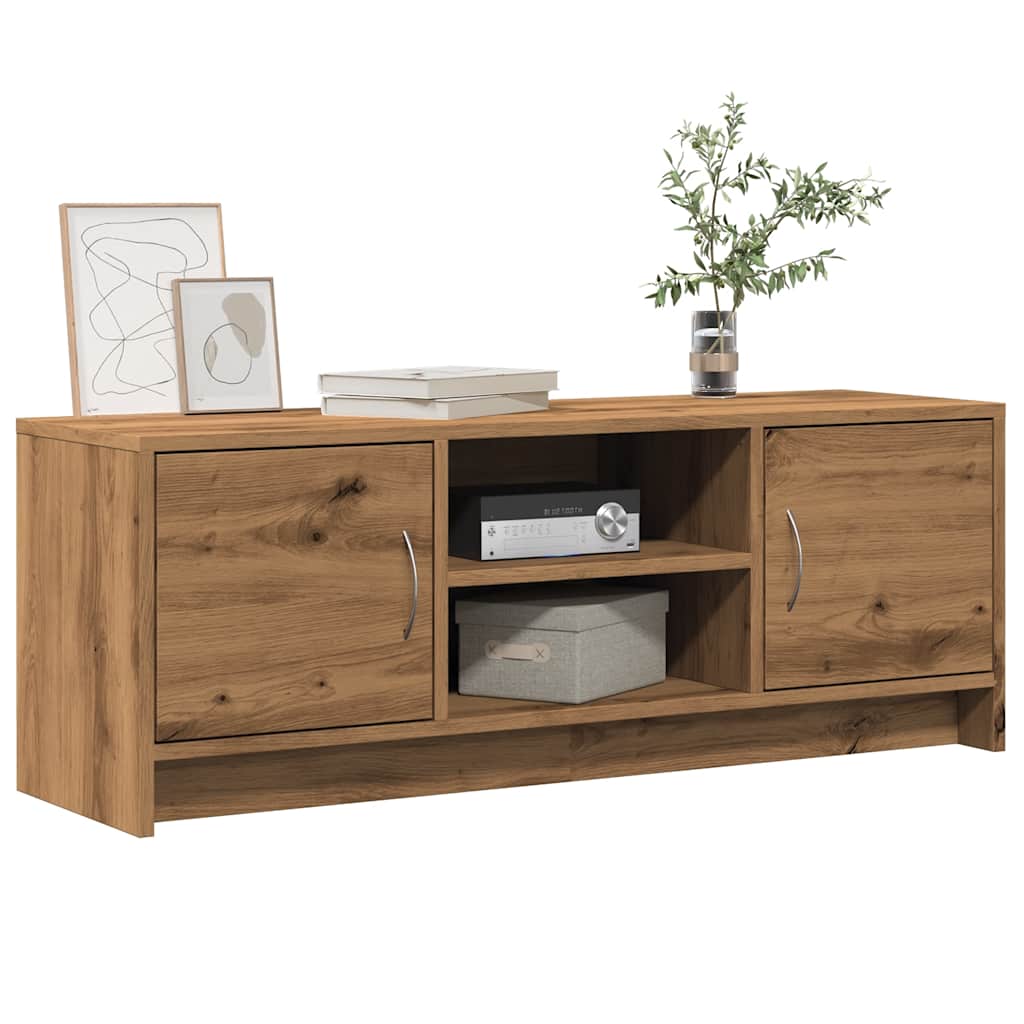 Tv-Bänk Åldrat Trä 102X30X37,5 Cm Konstruerat Trä