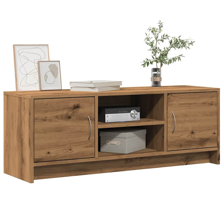 Tv-Bänk Åldrat Trä 102X30X37,5 Cm Konstruerat Trä