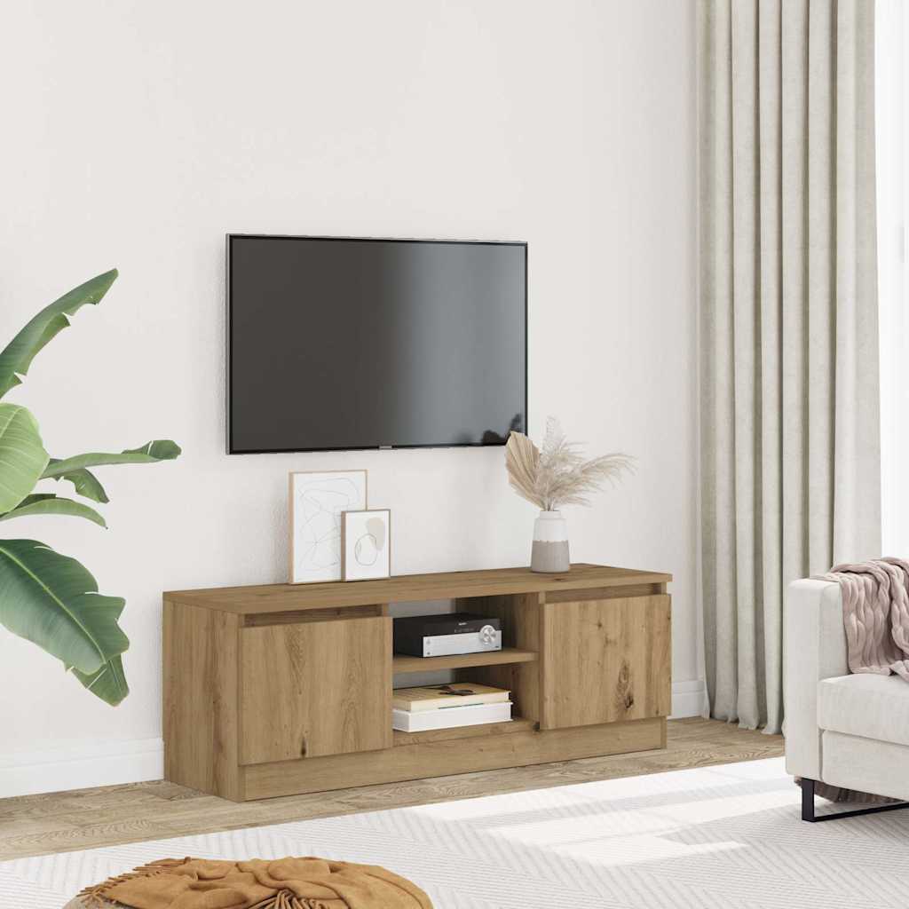 Tv-Bänk 102X30X36 Cm Konstruerat Trä