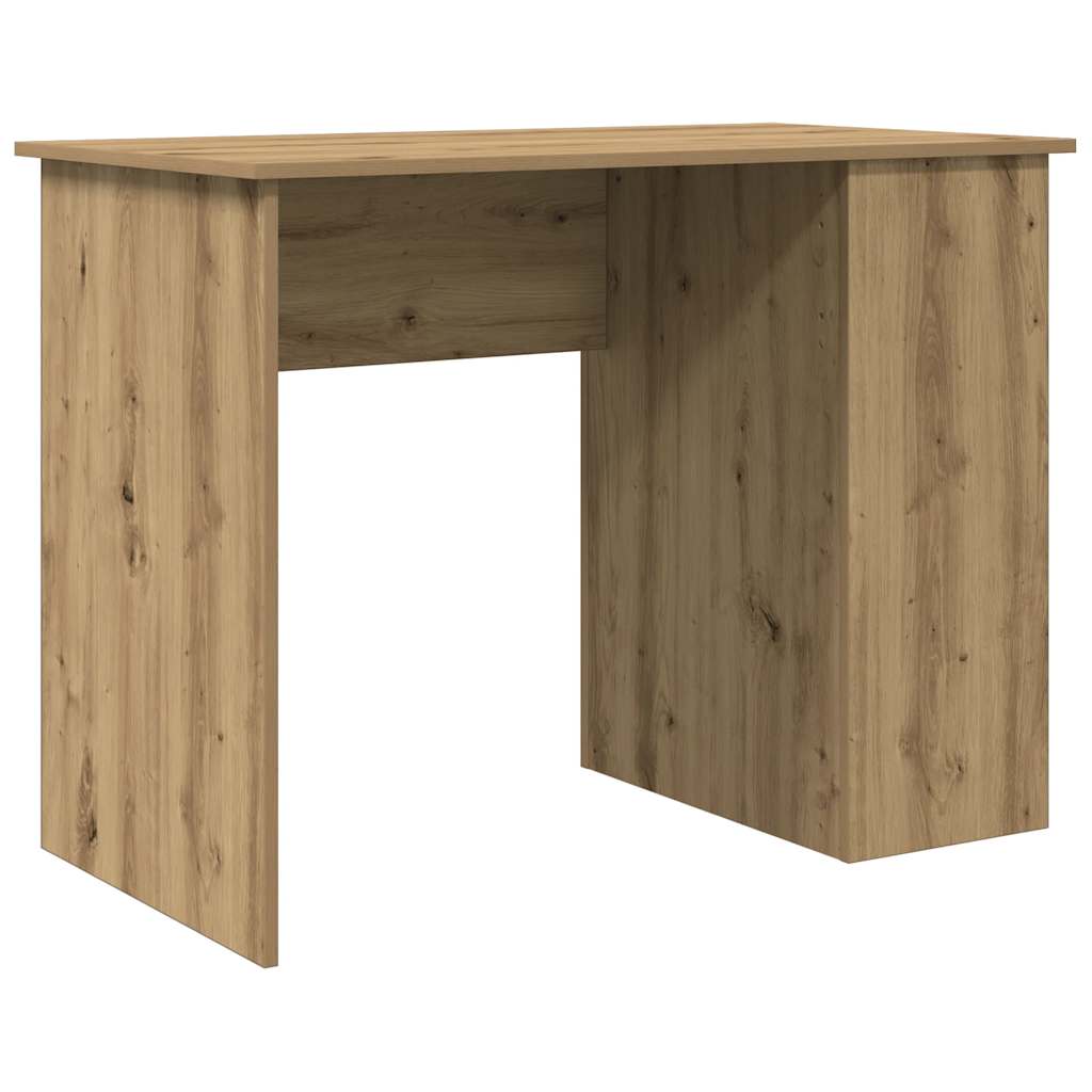Skrivbord Hantverksmässig Ek 100X55X75 Cm Konstruerat Trä