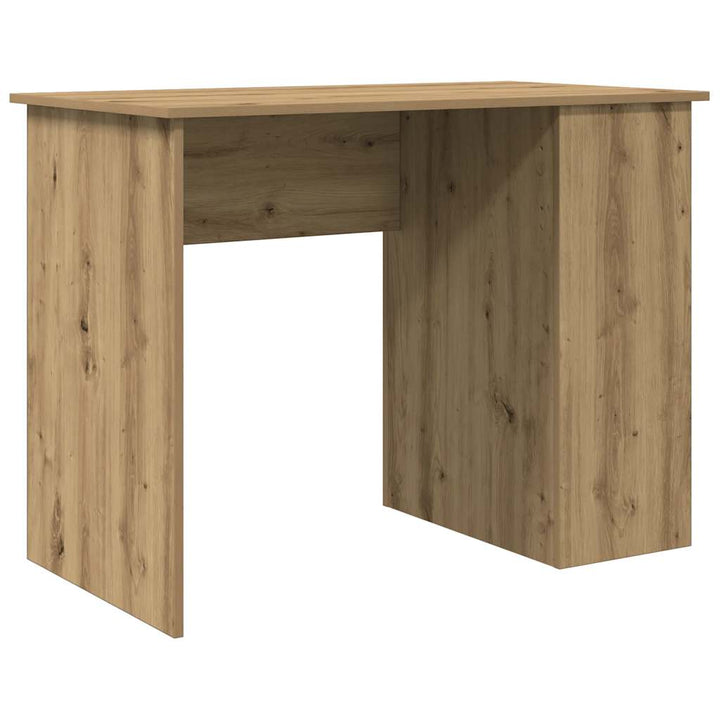 Skrivbord Hantverksmässig Ek 100X55X75 Cm Konstruerat Trä