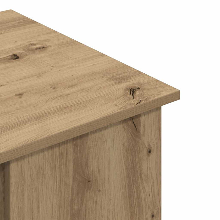 Skrivbord Hantverksmässig Ek 100X55X75 Cm Konstruerat Trä