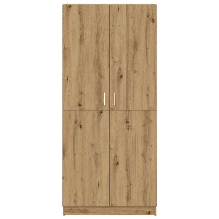 Garderob 90X52X200 Cm Konstruerat Trä