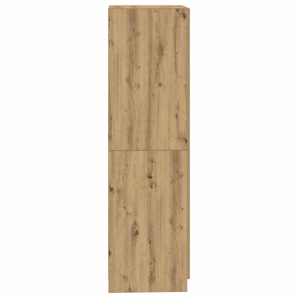 Garderob 90X52X200 Cm Konstruerat Trä