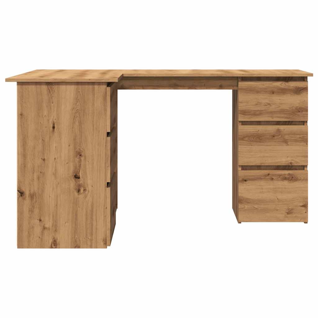 Hörnskrivbord 145X100X76 Cm Konstruerat Trä